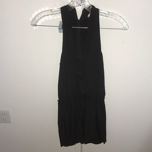 Rory Becca black silk romper